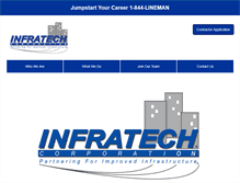 Tablet Screenshot of infratechcorp.com